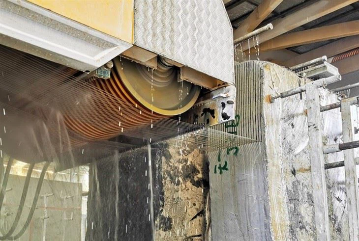Multiwire For Granite Block